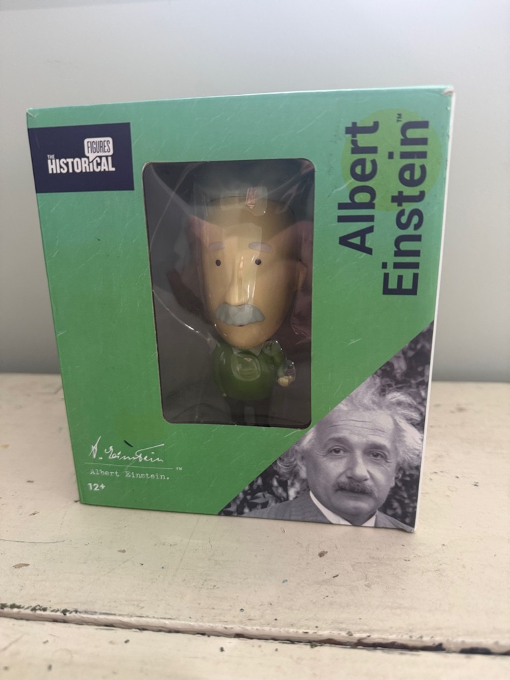 Albert Einstein Historical Figure Green Collectible Action Figure